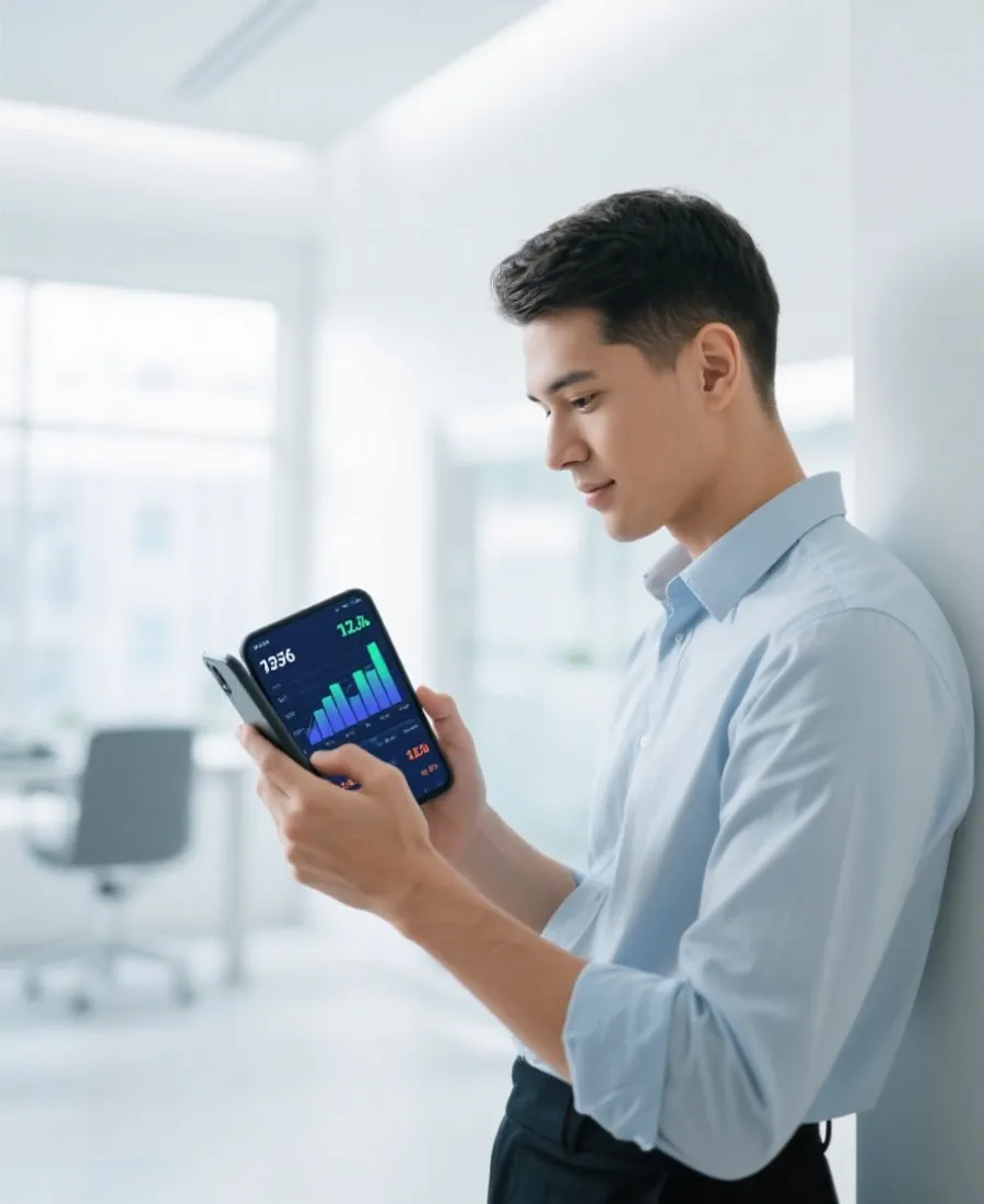 Mobile result checking and trend review