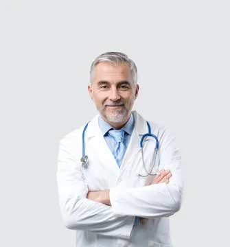 Professional user holding mobile phone